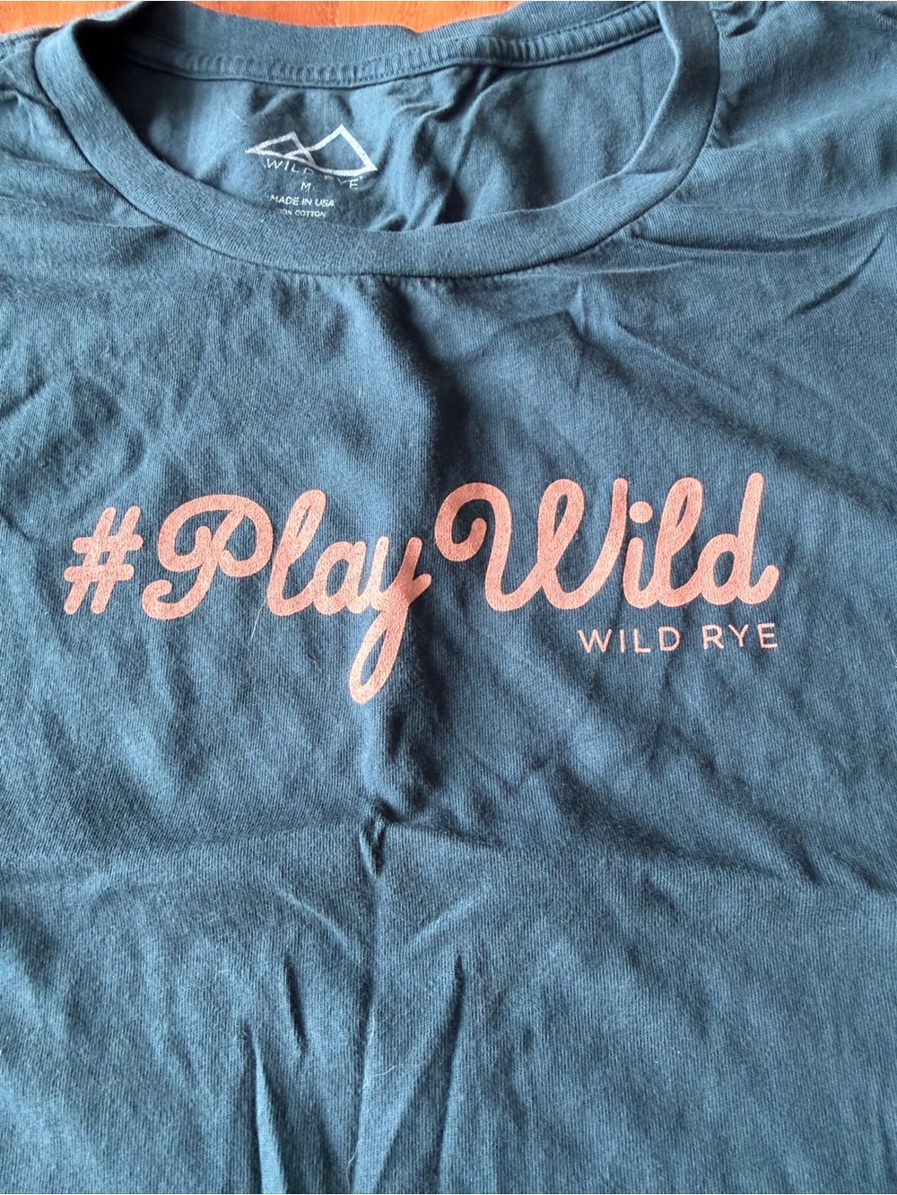 Wild Rye "Play Wild" Teal Graphic Tee - Picture 2 of 4